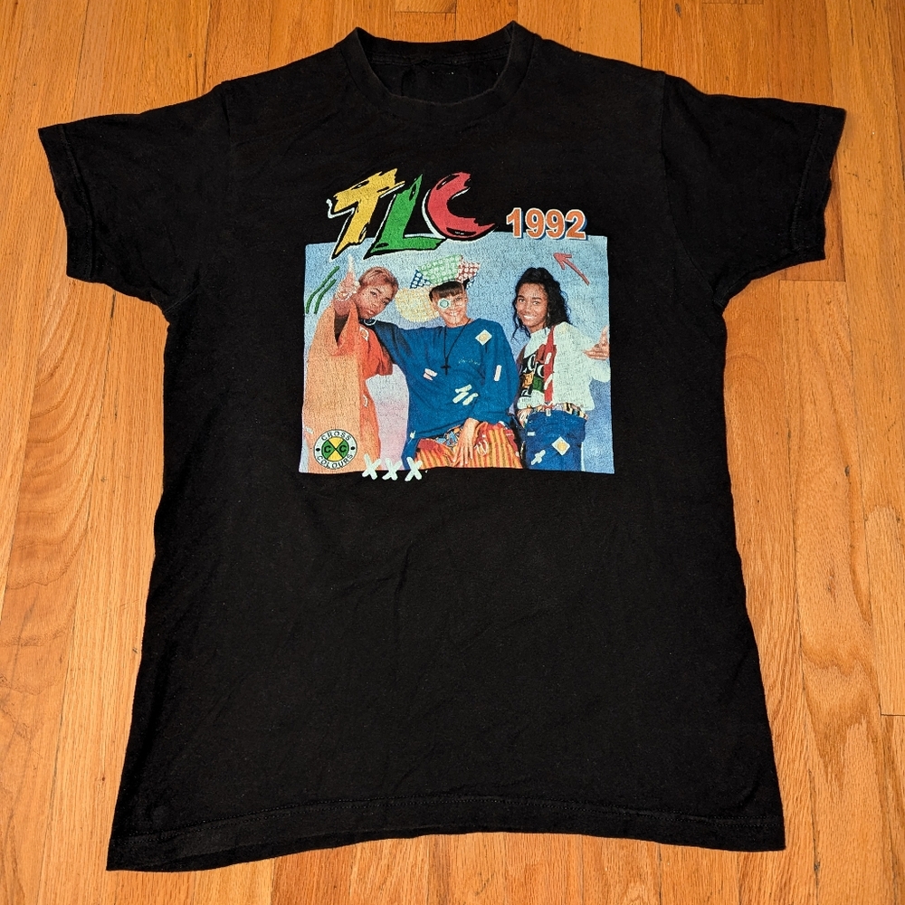 Vintage 1992 Cross Color TLC Tee Shirt